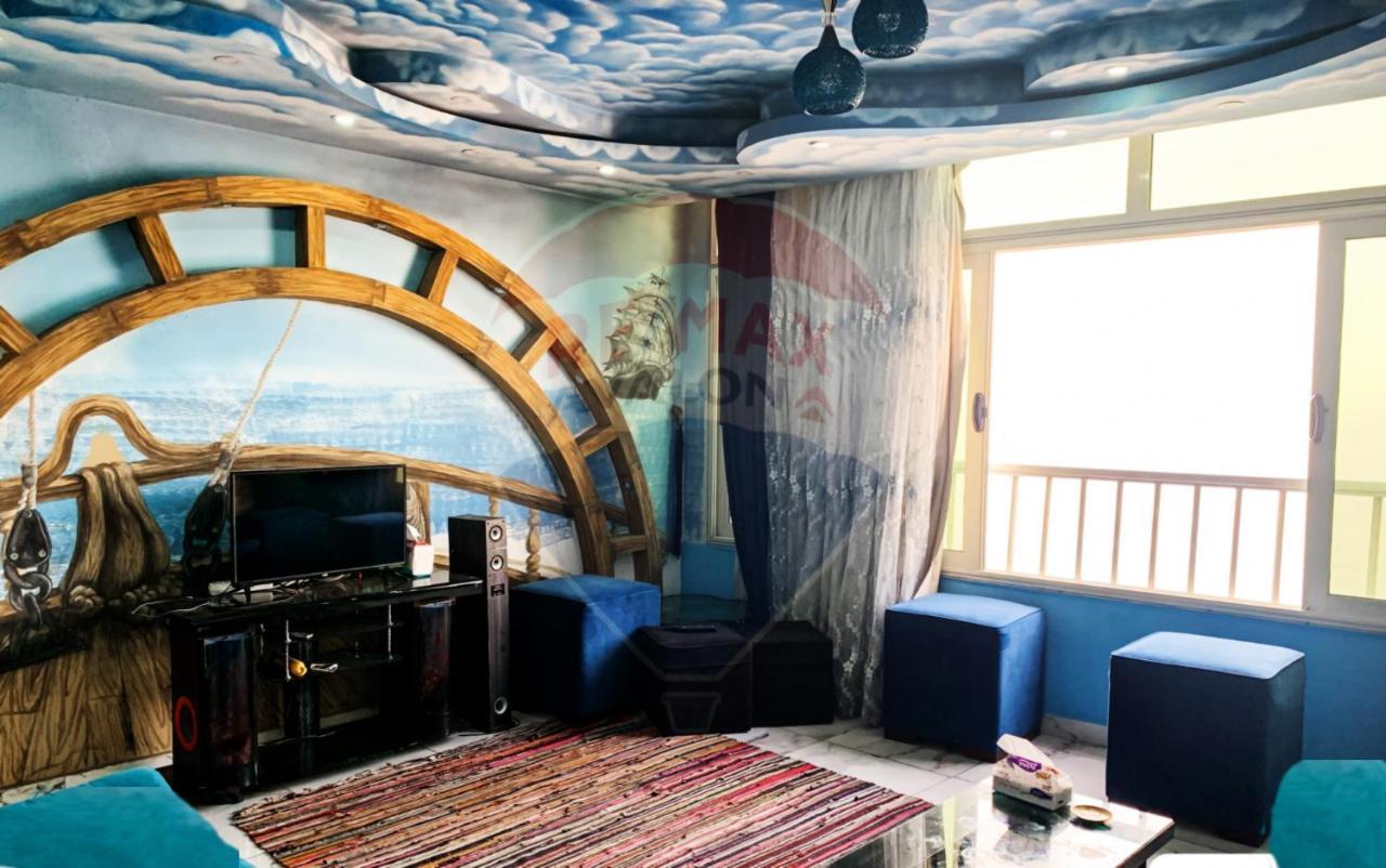 شقة فخمة فيوالبحر Luxury Panorama Sea View İskenderiye Dış mekan fotoğraf