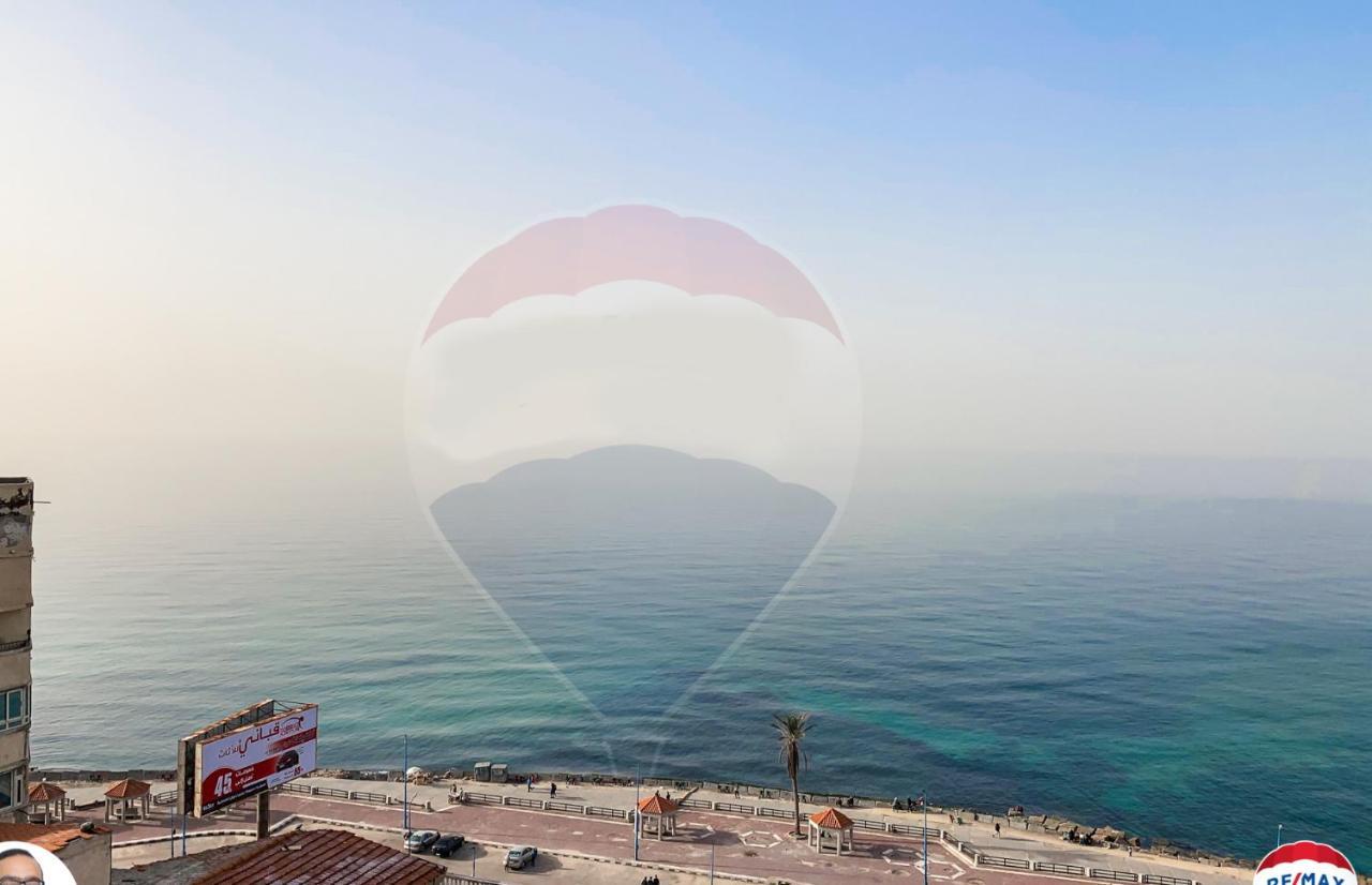شقة فخمة فيوالبحر Luxury Panorama Sea View İskenderiye Dış mekan fotoğraf